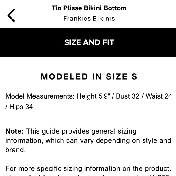 FRANKIES BIKINIS ❤️‍🔥 TIA PLISSE BOTTOMS NWT - Picture 6 of 11